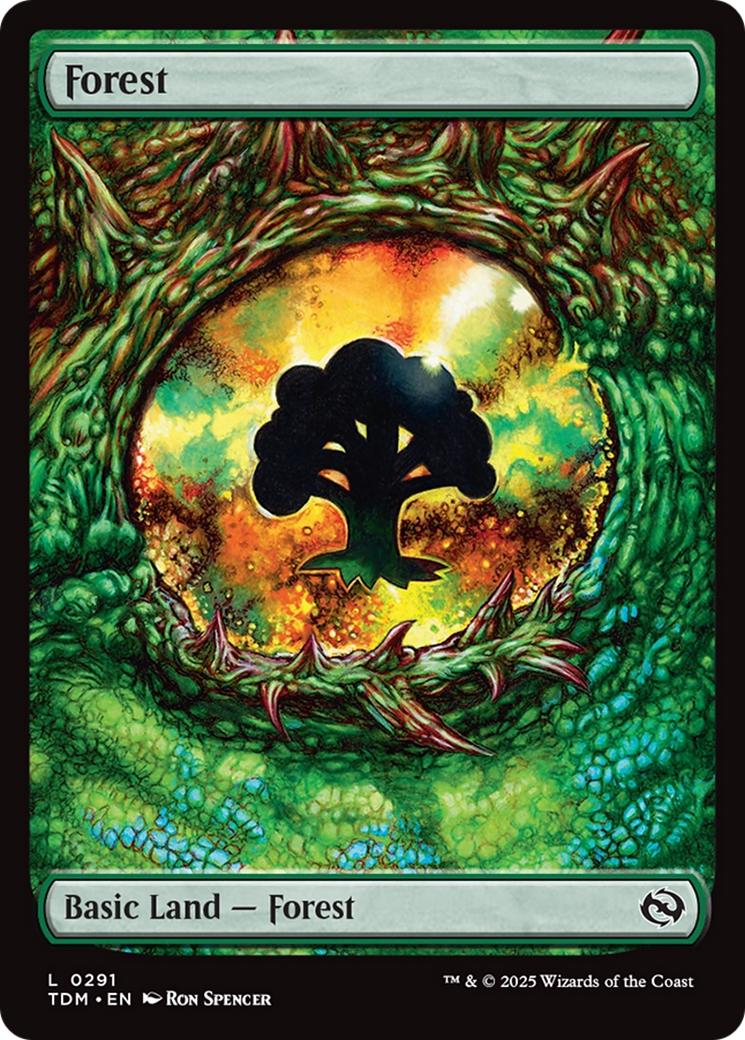 Forest (0291) [Tarkir: Dragonstorm] | Jomio and Rueliete's Cards and Comics