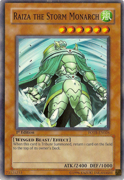 Raiza the Storm Monarch [FOTB-EN026] Super Rare | Jomio and Rueliete's Cards and Comics
