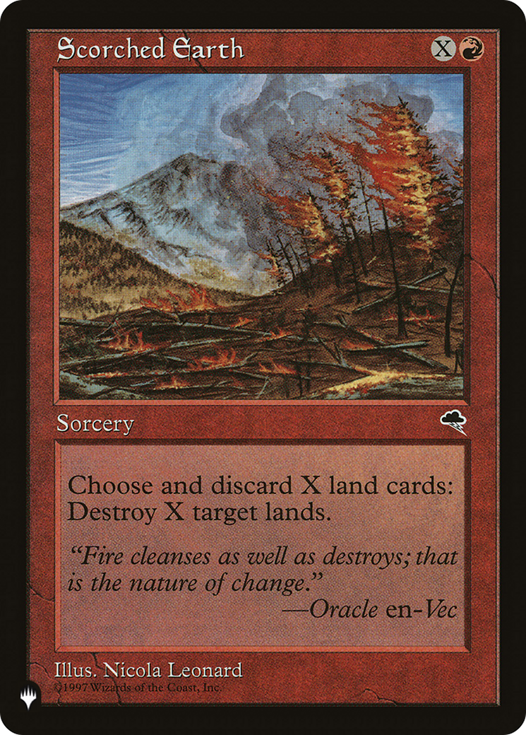 Scorched Earth [The List] | Jomio and Rueliete's Cards and Comics