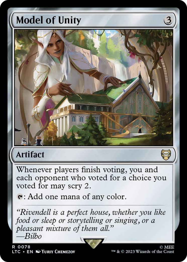 Model of Unity [The Lord of the Rings: Tales of Middle-Earth Commander] | Jomio and Rueliete's Cards and Comics