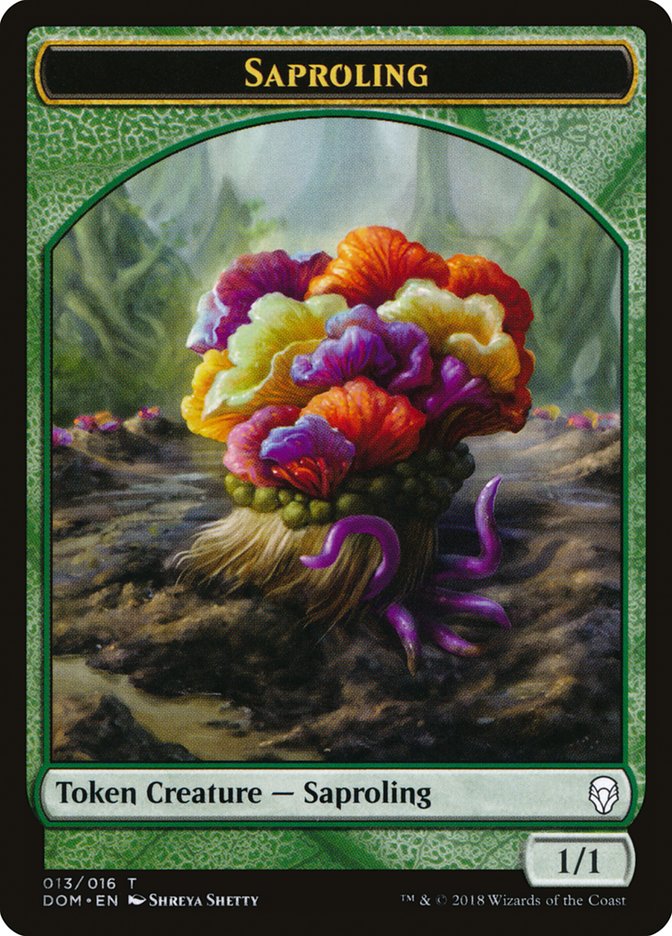 Saproling Token (013/016) [Dominaria Tokens] | Jomio and Rueliete's Cards and Comics