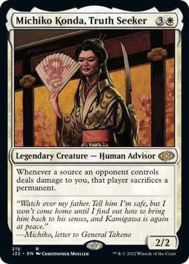 Michiko Konda, Truth Seeker [Jumpstart 2022] | Jomio and Rueliete's Cards and Comics