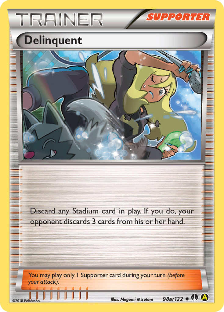 Delinquent (98a/122) [Alternate Art Promos] | Jomio and Rueliete's Cards and Comics