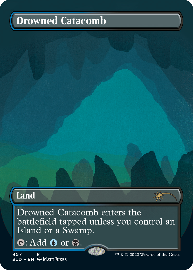 Drowned Catacomb (Borderless) [Secret Lair Drop Series] | Jomio and Rueliete's Cards and Comics