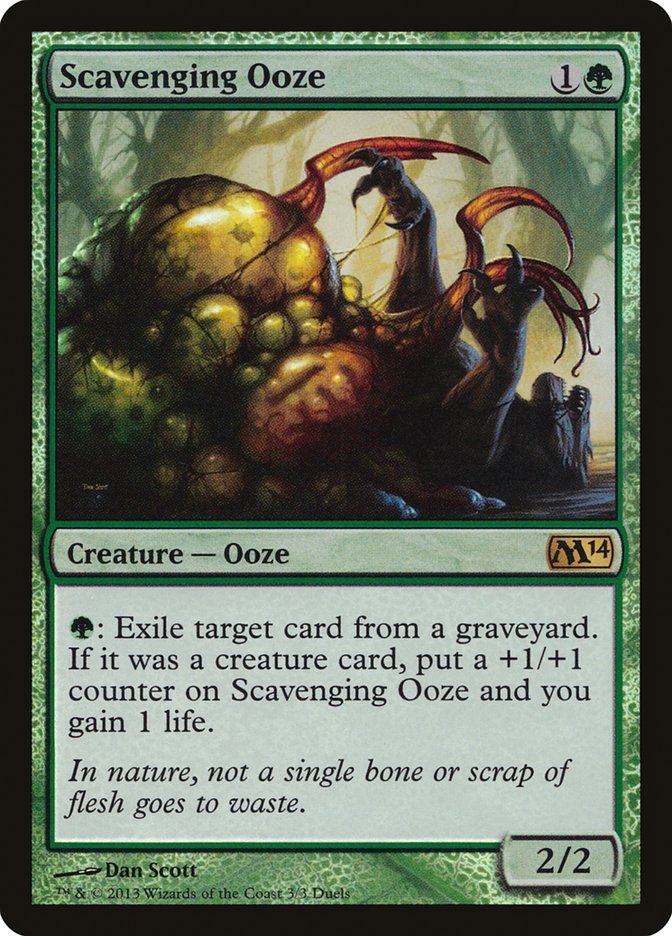 Scavenging Ooze (Duels of the Planeswalkers Promos) [Duels of the Planeswalkers Promos 2013] | Jomio and Rueliete's Cards and Comics