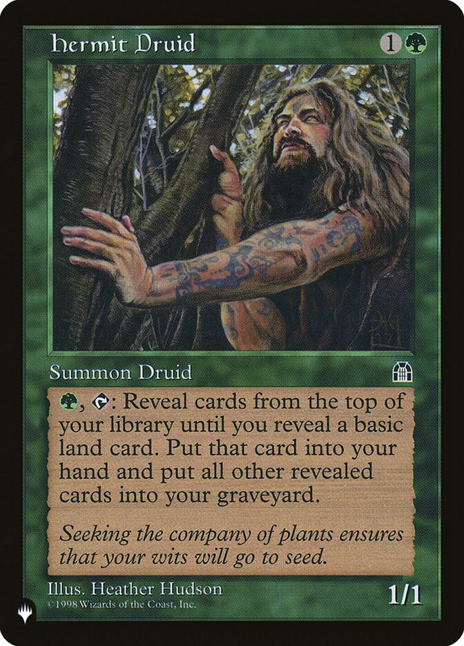 Hermit Druid [The List] | Jomio and Rueliete's Cards and Comics