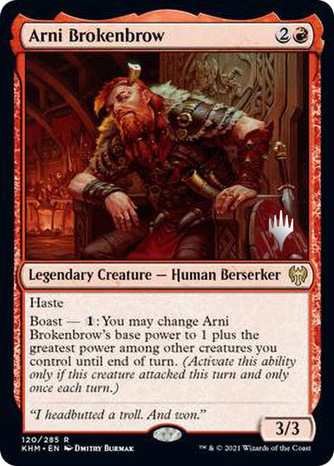 Arni Brokenbrow (Promo Pack) [Kaldheim Promos] | Jomio and Rueliete's Cards and Comics