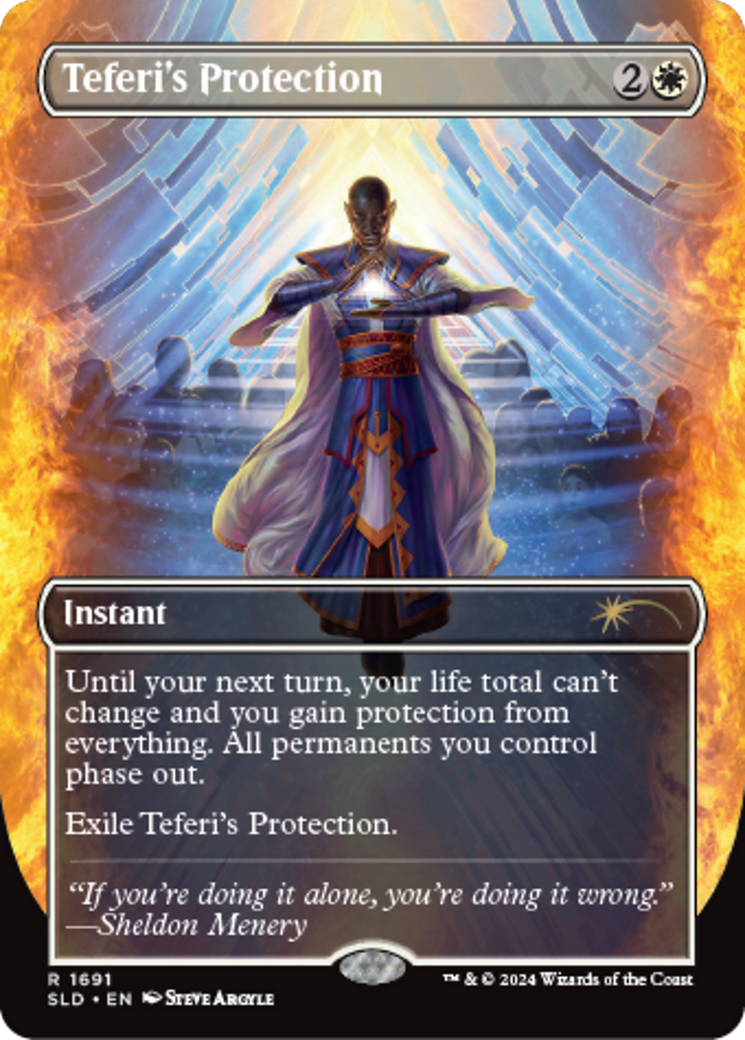 Teferi's Protection (1691) [Secret Lair: Sheldon's Spellbook] | Jomio and Rueliete's Cards and Comics