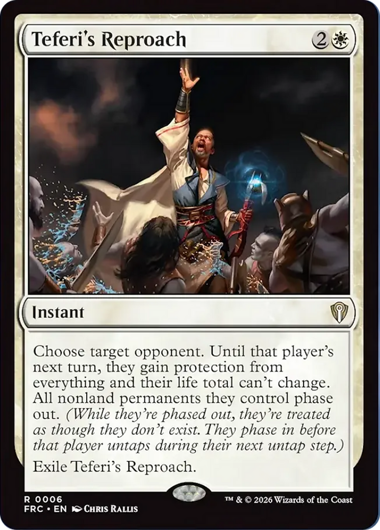 Teferi's Reproach [Reality Fracture Commander] | Jomio and Rueliete's Cards and Comics