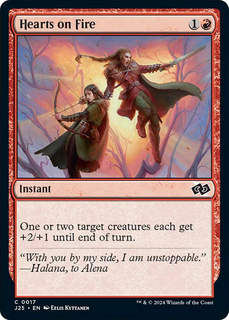 Hearts on Fire [Foundations Jumpstart] | Jomio and Rueliete's Cards and Comics