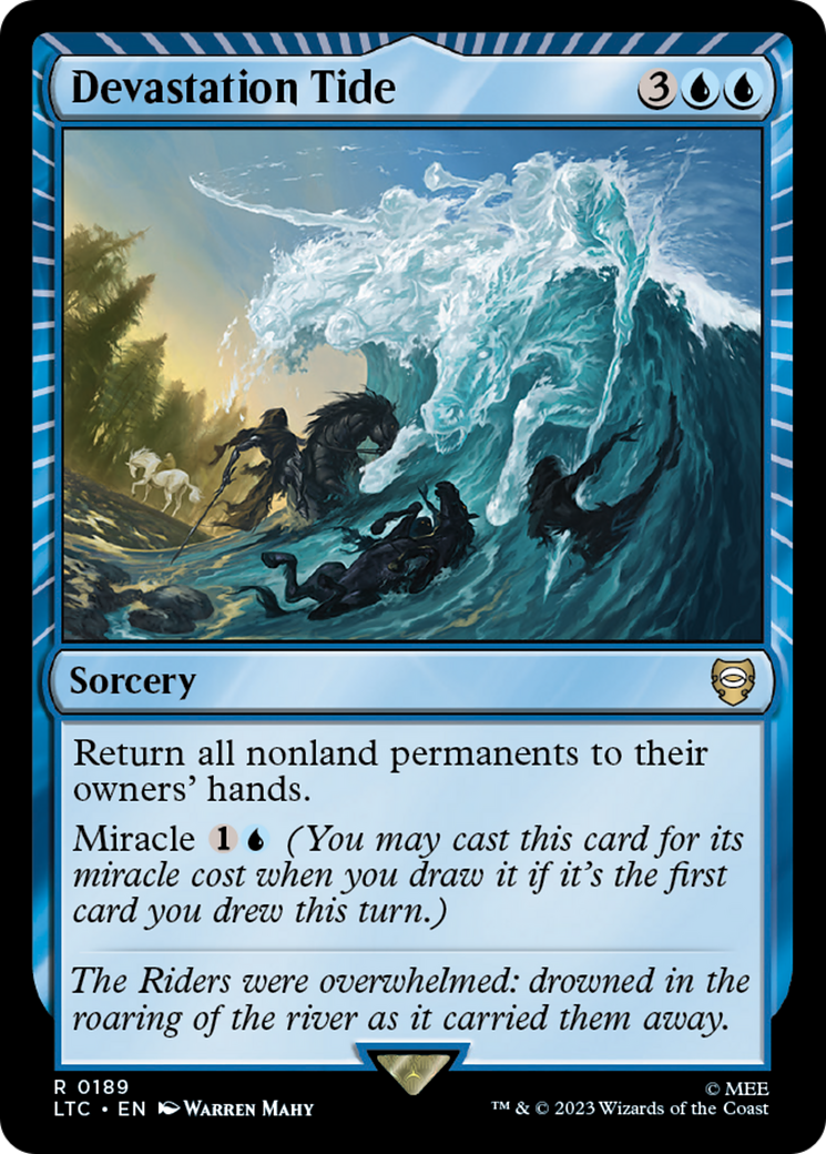 Devastation Tide [The Lord of the Rings: Tales of Middle-Earth Commander] | Jomio and Rueliete's Cards and Comics