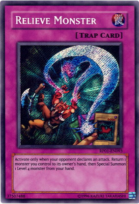 Relieve Monster [RP01-EN093] Secret Rare | Jomio and Rueliete's Cards and Comics