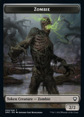 Phyrexian // Zombie Double-Sided Token [Dominaria United Tokens] | Jomio and Rueliete's Cards and Comics