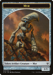 Myr // Bird (002) Double-Sided Token [Commander 2016 Tokens] | Jomio and Rueliete's Cards and Comics