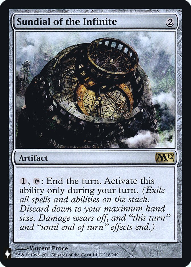 Sundial of the Infinite [Mystery Booster] | Jomio and Rueliete's Cards and Comics