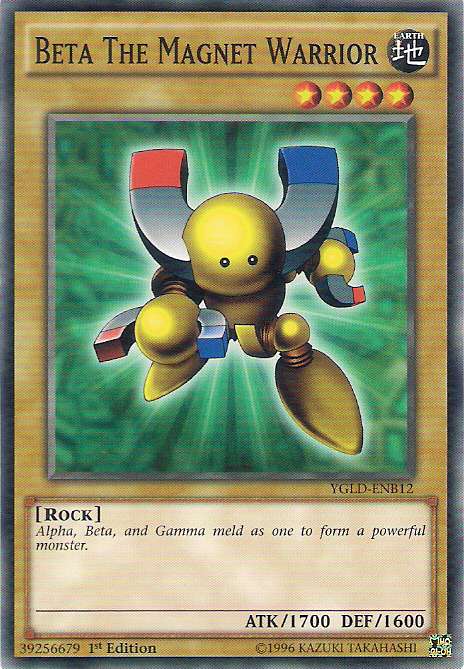 Beta The Magnet Warrior [YGLD-ENB12] Common | Jomio and Rueliete's Cards and Comics