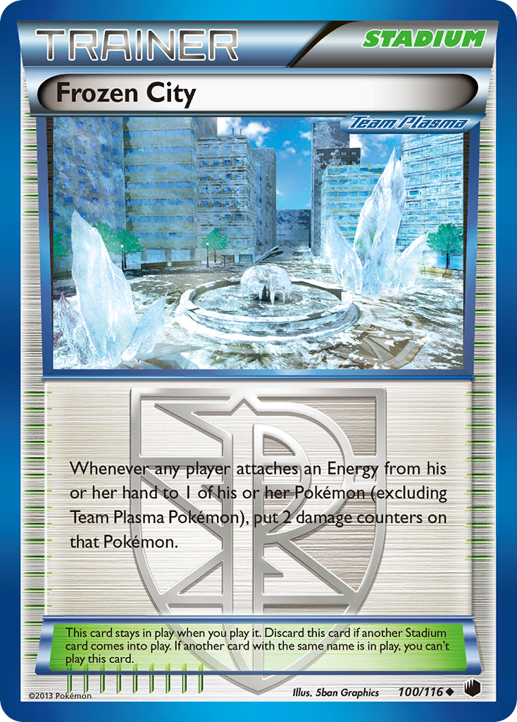 Frozen City (100/116) [Black & White: Plasma Freeze] | Jomio and Rueliete's Cards and Comics