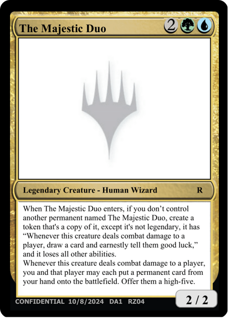 The Majestic Duo [Unknown Event] | Jomio and Rueliete's Cards and Comics
