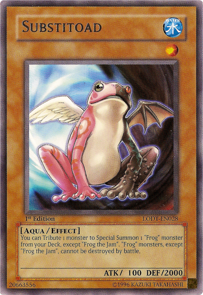 Substitoad [LODT-EN028] Rare | Jomio and Rueliete's Cards and Comics