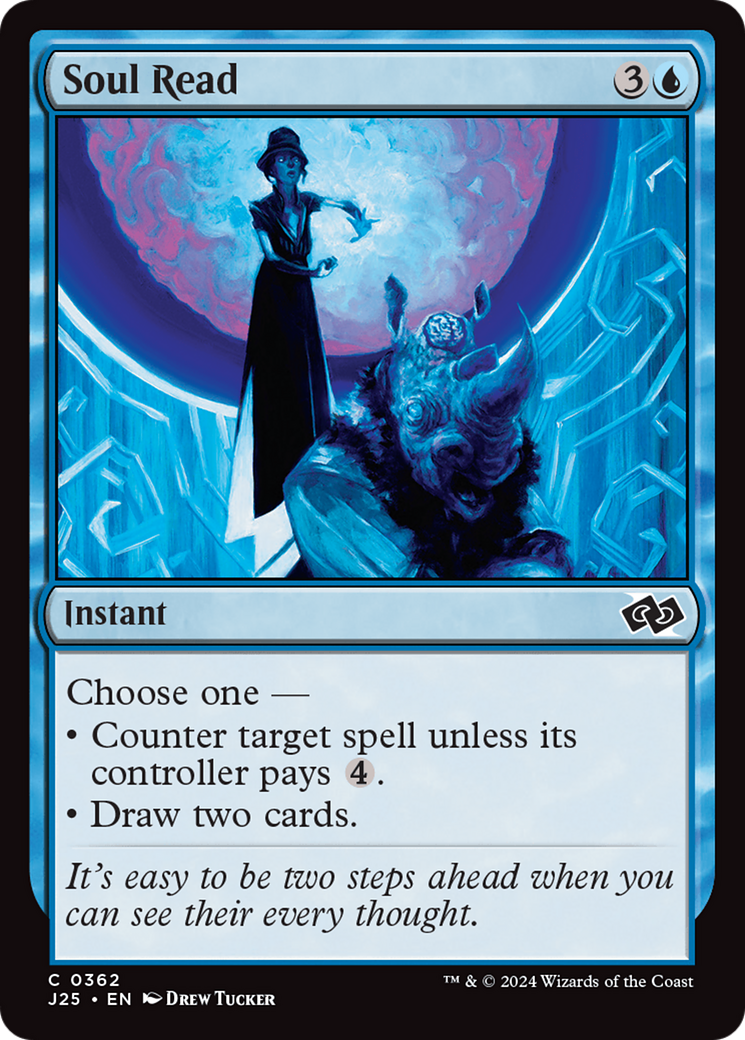 Soul Read [Foundations Jumpstart] | Jomio and Rueliete's Cards and Comics