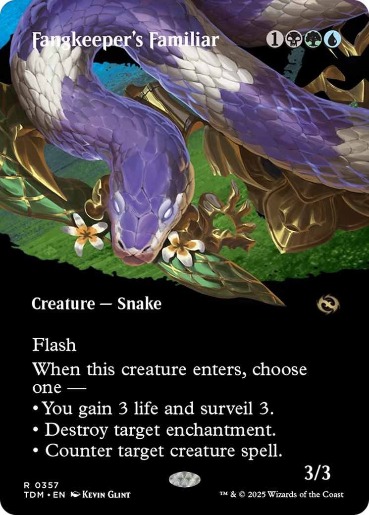 Fangkeeper's Familiar (Borderless) [Tarkir: Dragonstorm] | Jomio and Rueliete's Cards and Comics