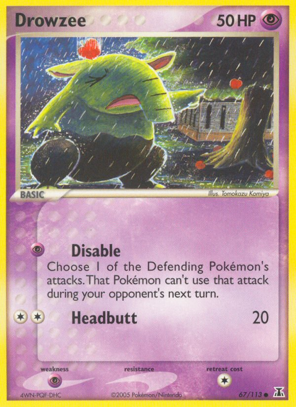 Drowzee (67/113) [EX: Delta Species] | Jomio and Rueliete's Cards and Comics