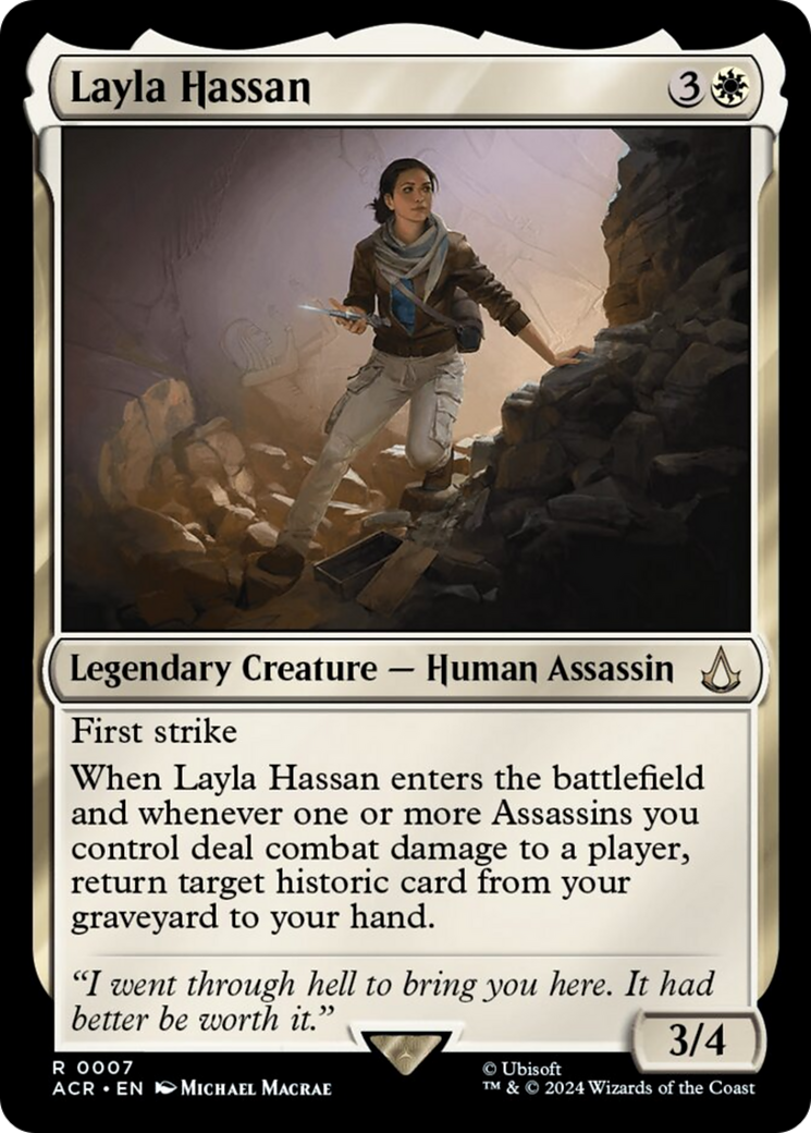 Layla Hassan [Assassin's Creed] | Jomio and Rueliete's Cards and Comics