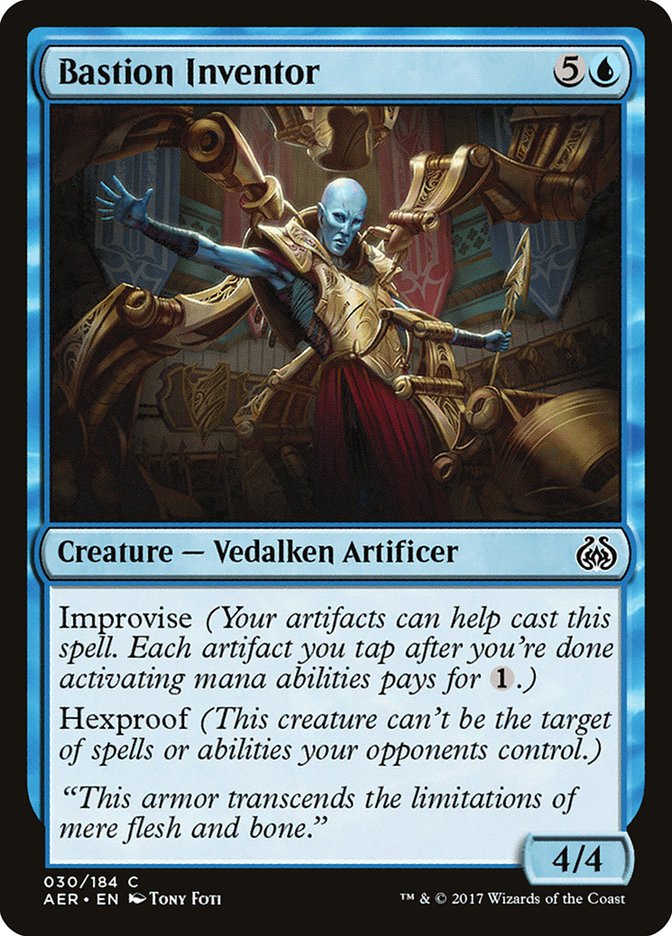 Bastion Inventor [Aether Revolt] | Jomio and Rueliete's Cards and Comics