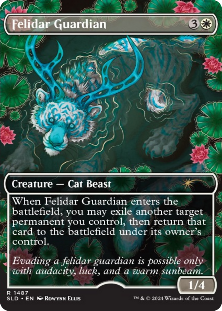 Felidar Guardian (Rainbow Foil) [Secret Lair Drop Series] | Jomio and Rueliete's Cards and Comics