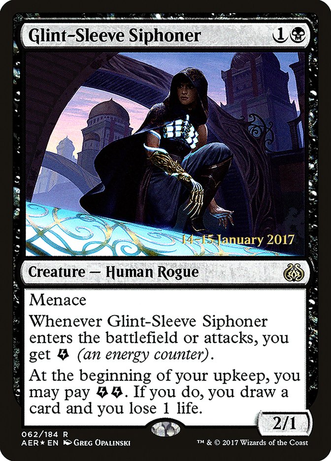 Glint-Sleeve Siphoner [Aether Revolt Prerelease Promos] | Jomio and Rueliete's Cards and Comics