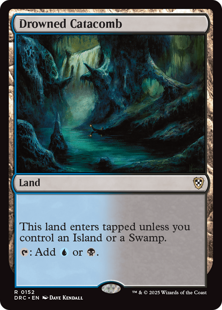 Drowned Catacomb [Aetherdrift Commander] | Jomio and Rueliete's Cards and Comics