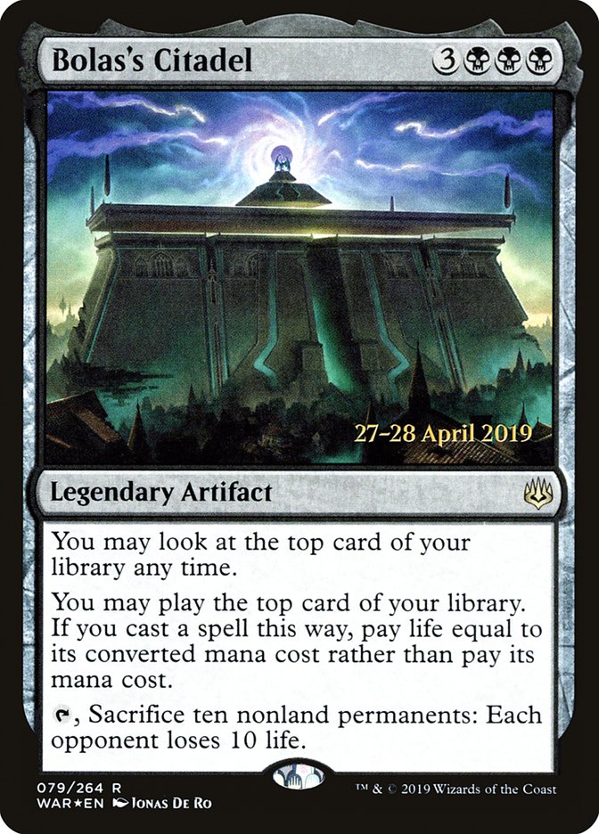 Bolas's Citadel [War of the Spark Prerelease Promos] | Jomio and Rueliete's Cards and Comics