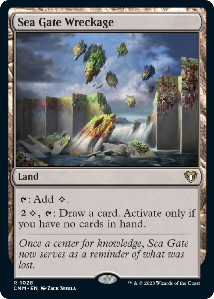 Sea Gate Wreckage [Commander Masters] | Jomio and Rueliete's Cards and Comics
