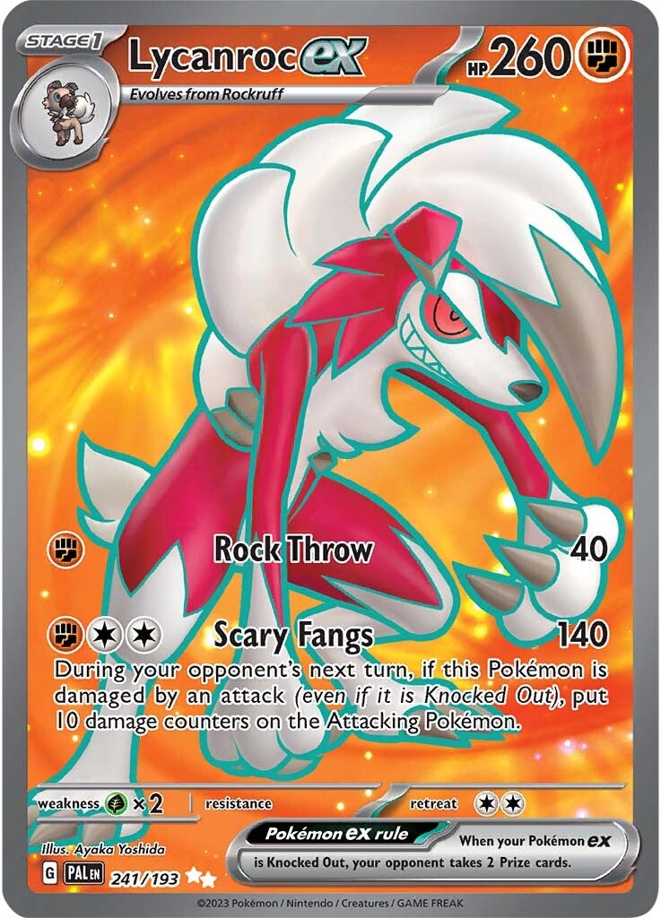 Lycanroc ex (241/193) [Scarlet & Violet: Paldea Evolved] | Jomio and Rueliete's Cards and Comics