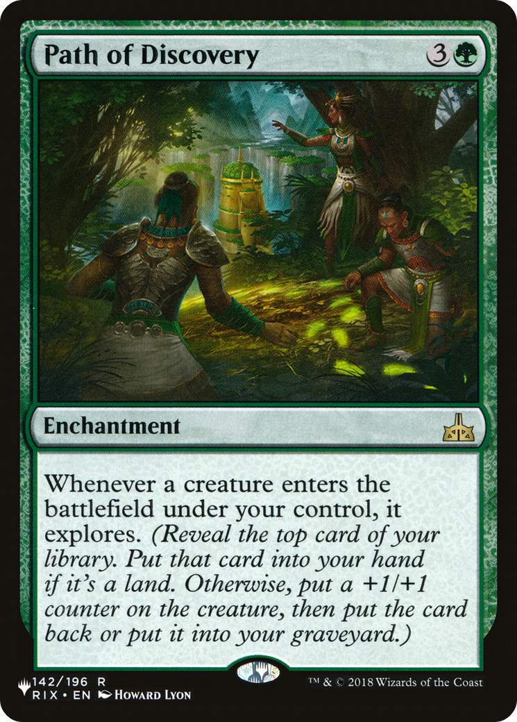 Path of Discovery [The List] | Jomio and Rueliete's Cards and Comics