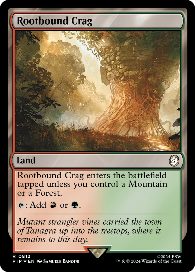 Rootbound Crag (Surge Foil) [Fallout] | Jomio and Rueliete's Cards and Comics