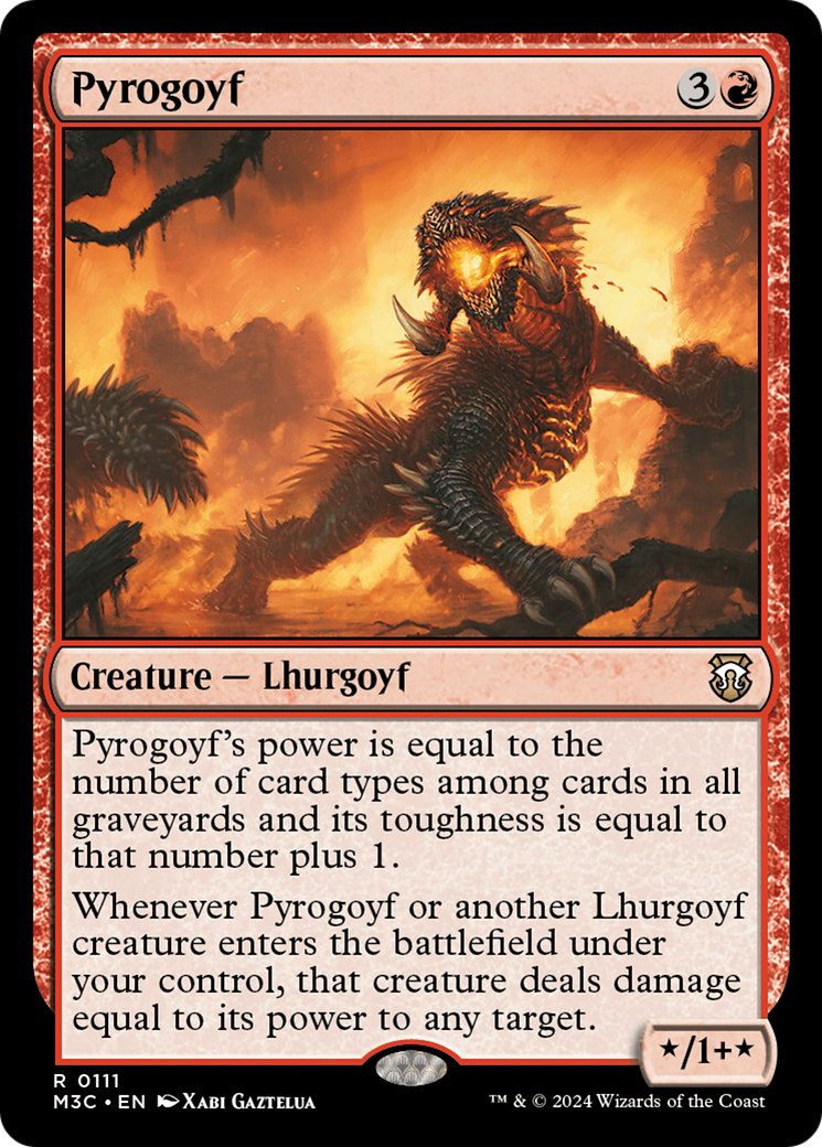 Pyrogoyf [Modern Horizons 3 Commander] | Jomio and Rueliete's Cards and Comics