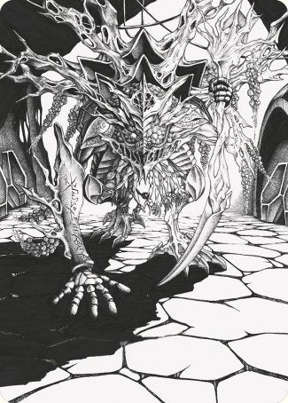 Thrun, Breaker of Silence Art Card [Phyrexia: All Will Be One Art Series] | Jomio and Rueliete's Cards and Comics