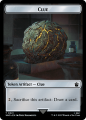 Human Rogue // Clue (0021) Double-Sided Token [Doctor Who Tokens] | Jomio and Rueliete's Cards and Comics