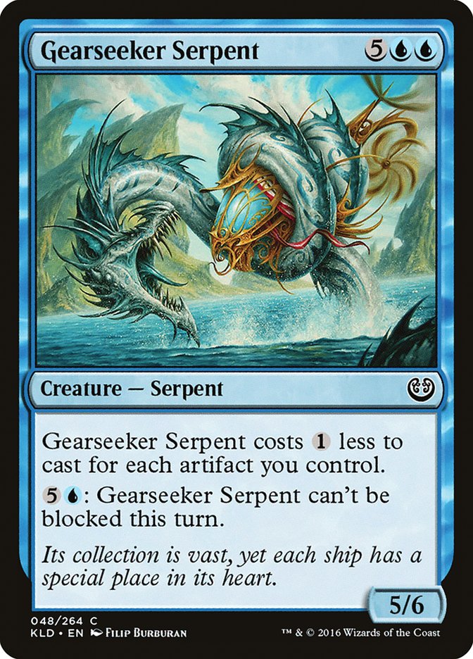 Gearseeker Serpent [Kaladesh] | Jomio and Rueliete's Cards and Comics