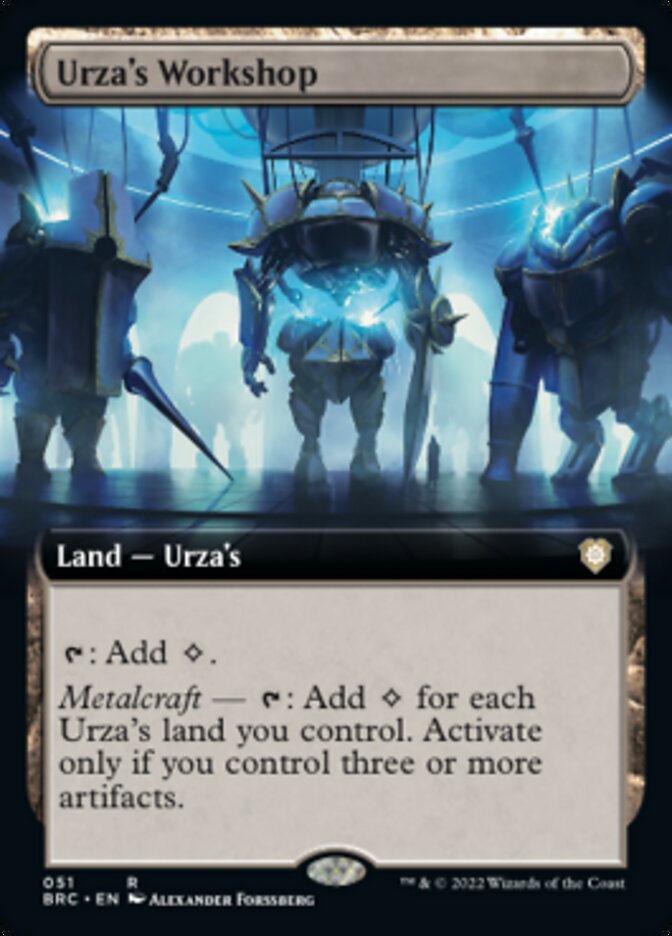 Urza's Workshop (Extended Art) [The Brothers' War Commander] | Jomio and Rueliete's Cards and Comics