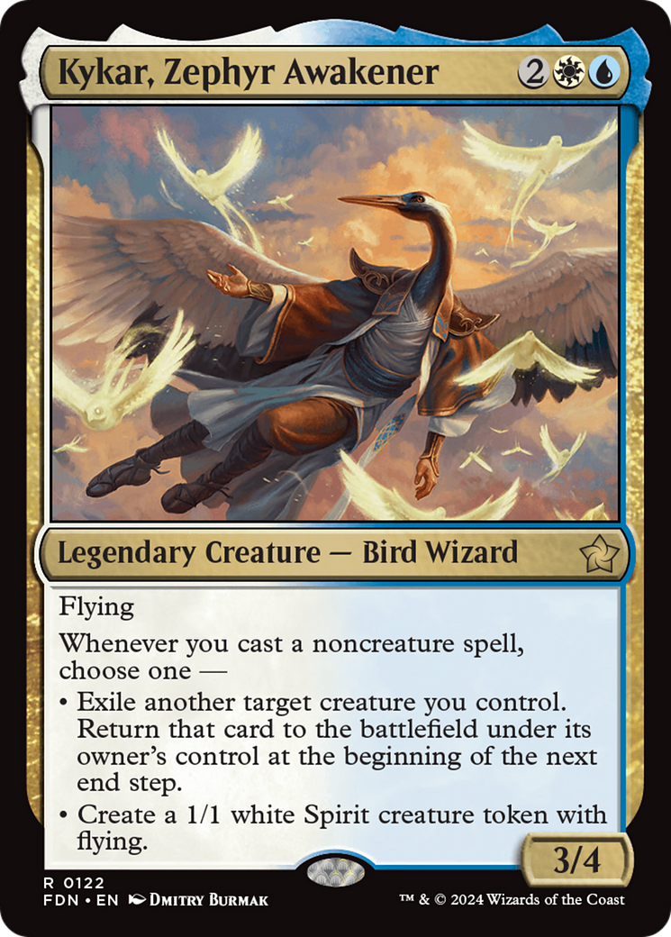 Kykar, Zephyr Awakener [Foundations] | Jomio and Rueliete's Cards and Comics