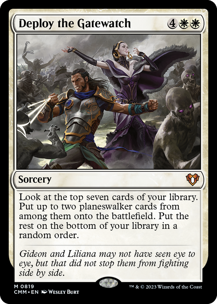 Deploy the Gatewatch [Commander Masters] | Jomio and Rueliete's Cards and Comics