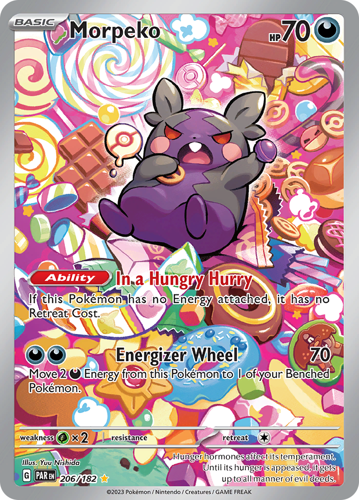 Morpeko (206/182) [Scarlet & Violet: Paradox Rift] | Jomio and Rueliete's Cards and Comics