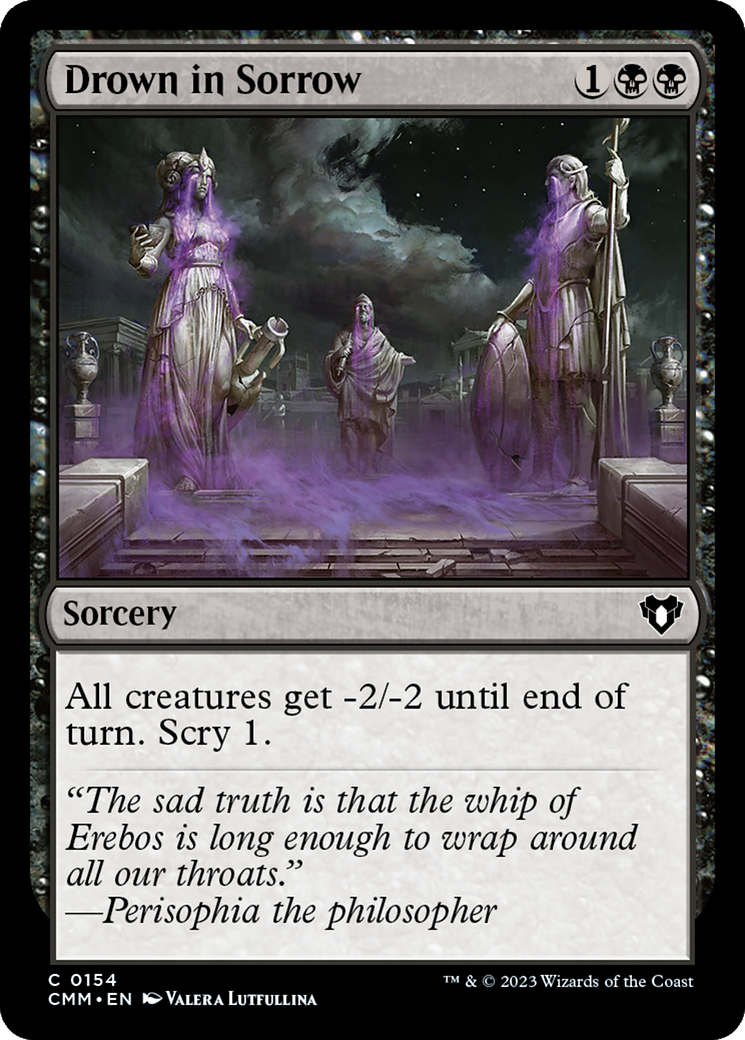 Drown in Sorrow [Commander Masters] | Jomio and Rueliete's Cards and Comics