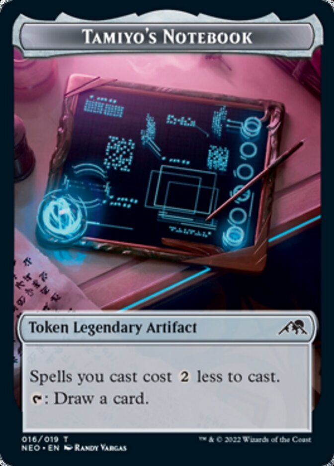 Samurai // Tamiyo's Notebook Double-Sided Token [Kamigawa: Neon Dynasty Tokens] | Jomio and Rueliete's Cards and Comics