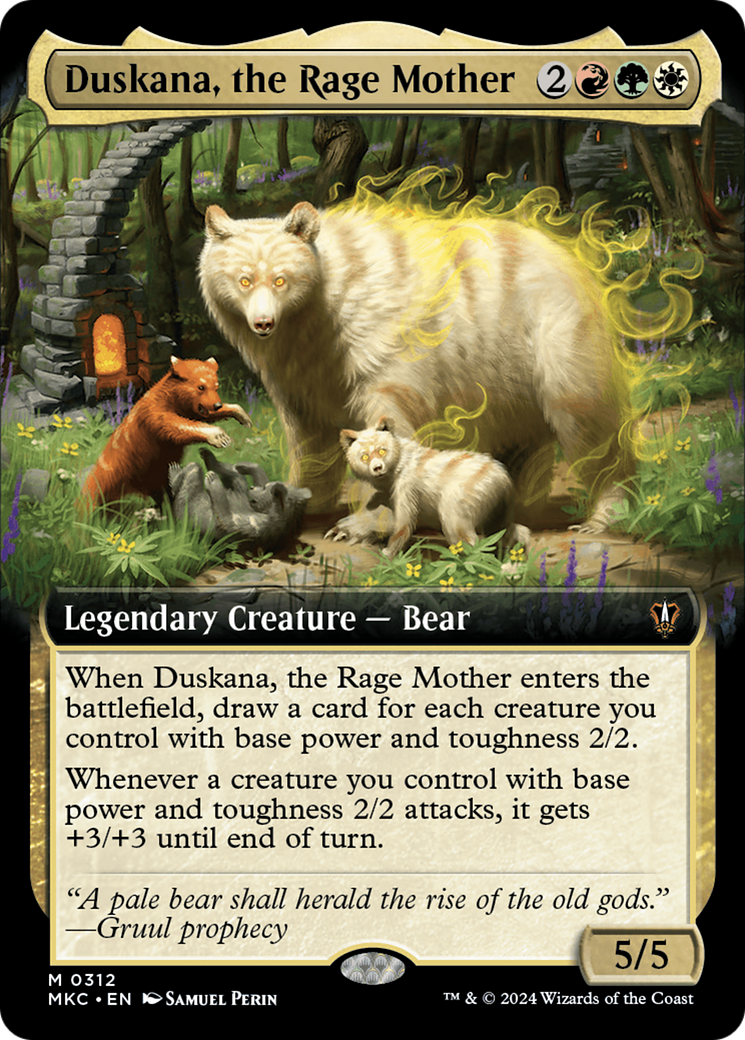 Duskana, the Rage Mother (Extended Art) [Murders at Karlov Manor Commander] | Jomio and Rueliete's Cards and Comics