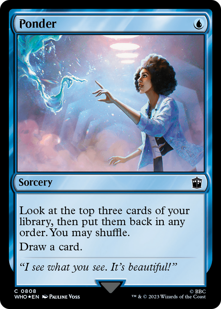 Ponder (Surge Foil) [Doctor Who] | Jomio and Rueliete's Cards and Comics
