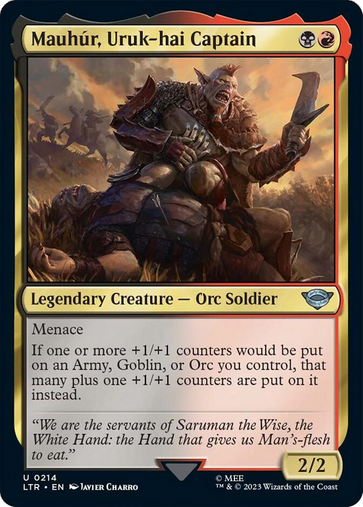Mauhur, Uruk-hai Captain [The Lord of the Rings: Tales of Middle-Earth] | Jomio and Rueliete's Cards and Comics
