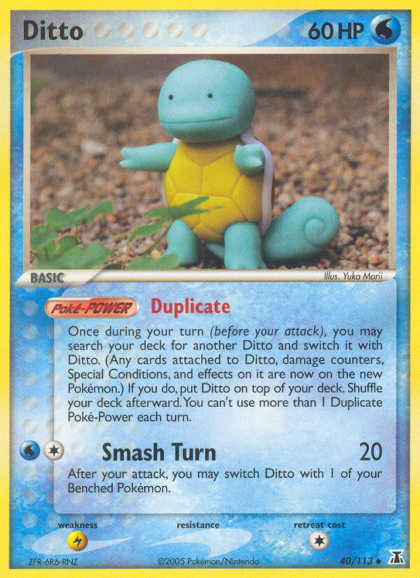 Ditto (40/113) [EX: Delta Species] | Jomio and Rueliete's Cards and Comics